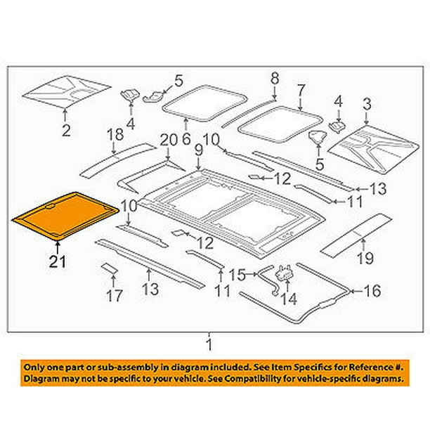 Jeep CHRYSLER OEM Renegade Sunroof Sun RoofSunshade Shade Cover