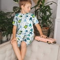 thumbnail image 4 of Fotbe Cartoon Sea Creatures Pijama Estampada de 2 Piezas para Niños – Ropa de Dormir de Manga Corta Cómoda para Niños y Niñas, Camiseta y Shorts de Algodón-XX-Large, 4 of 6