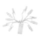 thumbnail image 4 of Wosthever 10 20 LED Photo Clip LED Guirnaldas Fairy Holiday Lights DIY Decoración personalizada para House Wedding Party Iluminación navideña Wosthever HA025597-00, 4 of 6
