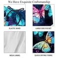 thumbnail image 4 of luoweisi Men's Beach Shorts Quick Dry Swim Trunks with Mesh Lining Butterfly XL, 4 of 5
