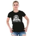 thumbnail image 4 of I Need More Space Panda Astronaut Womens Slim Fit Graphic Tee Brisco Brands S, 4 of 5