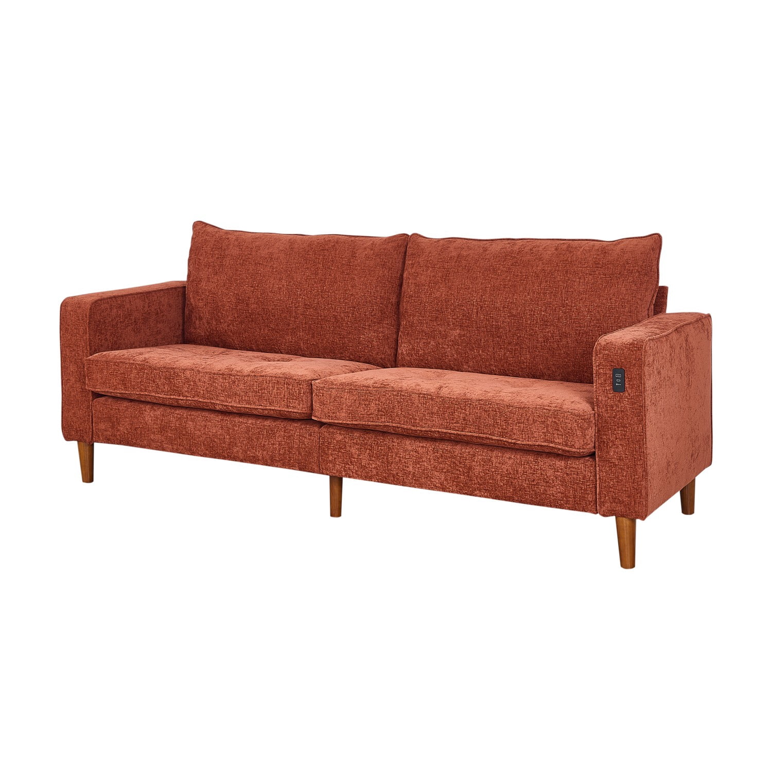 Gewnee Loveseat Sofa, 82.6"Mid Century Modern Couches for Living Room, Small Couches for Small Spaces Love Seat Sofa Couches with Wooden Legs, Bedroom Small Couch