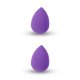 thumbnail image 4 of Seitruly Belleza Facial maquillaje esponja base cosmética Puff lavable reciclaje polvo húmedo seco presenta herramientas para principiantes Violeta 2Conjunto, 4 of 6