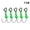 11#, variant on 5PCS Luminous Live Shrimp Hooks, Saltwater Fishing Hooks, High Carbon Steel Fishing Hooks, Carbon Steel Barbed Corrosion Resistant for Big Game Fish - Shape C