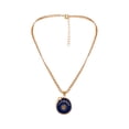thumbnail image 5 of Simple personalidad luz lujo nicho metal hueco retro brújula moneda colgante collar mujer X2821-2 JFHHH pequeña, 5 of 5
