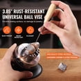 thumbnail image 2 of KFFKFF Ball Vise, 3" Engraving Setting Tool, 360° Rotation Engraving Block Vise, 30 PCS Attachment Jewelry Engraving Block Tools Standard Block, 2 of 8
