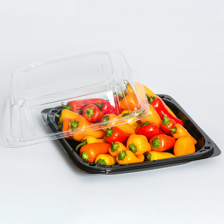Multifunction Clear Snack Serving Tray With Lid Portable - Temu