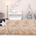 thumbnail image 4 of Alfombra FlyDoit de felpa beige teñida con corbata, 274 x 366 cm, 4 of 9