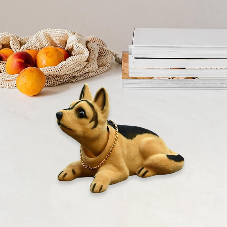 Cute Bobble Head Dog Puppy Nodding Dog for Car Dashboard Ornament