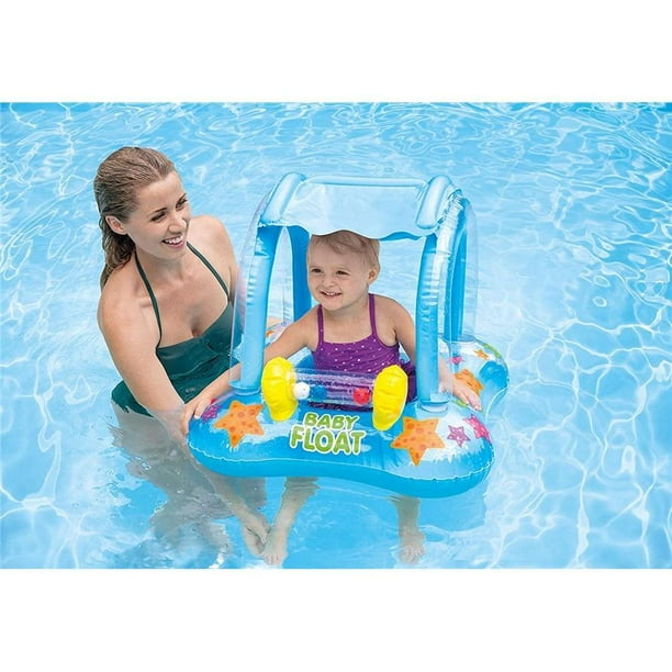 Intex - Float for Toddler 1 to 2 years old, 32 '' x 26 '', Blue