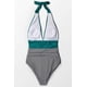 thumbnail image 5 of Traje de baño de una pieza con cuello halter para mujer Xemadio CJWUS-4494, 5 of 6