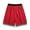 Red, variant on hoksml Men's Basketball Athletic Shorts Solid Color Fitness Sports Elastic Waist Drawstring Shorts Zipper Pockets Loose-Fit Lightweight Running Workout Shorts
