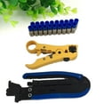 thumbnail image 6 of HOMEMAXS Coaxial Compression Tool Coax Cable Crimper Kit Adjustable RG6 RG59 RG11 75-5 75-7 Coaxial Cable Stripper with 20 PCS F Compression Connectors, 6 of 8