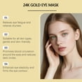 thumbnail image 5 of Gold Under Eye Patches for Dark Circles and Fine Lines - Hydrating Hydrogel Eye Mask with Nourishing Formula to Moisturize and Soothe Delicate Area - Non-Slip Design - 10 Pairs, 5 of 8