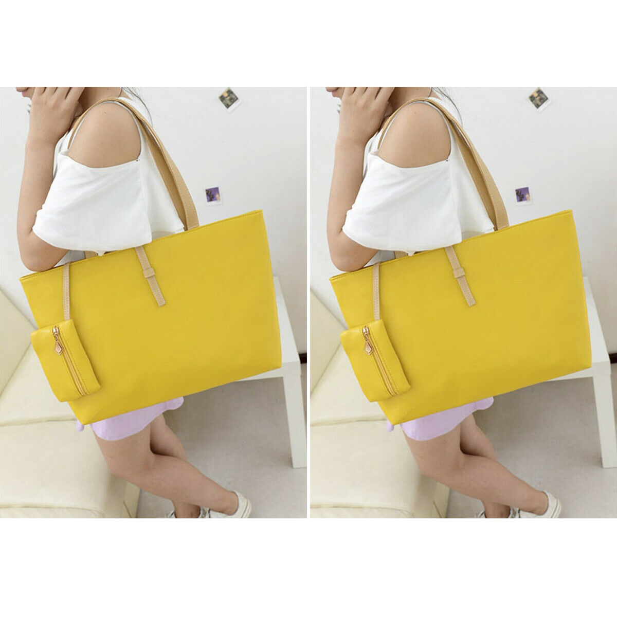 New womens faux leather fashion messenger handbag lady shoulder bag totes purse Clearance