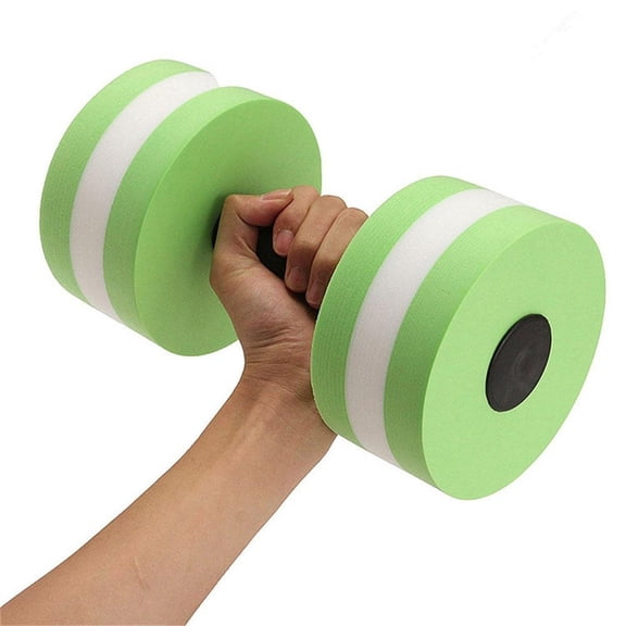 Sports Aquatic Exercise Dumbbells Aqua Fitness Barbells Exercise Hand Bars, Sports Exercise Dumbbells Fitness Barbells For Water Aerobics Green