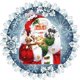 thumbnail image 1 of HOMFUN-pintura de diamantes 5D Diy "paisaje de Santa Claus", bordado de resina, punto de cruz hecho a mano, regalo, 1 of 4