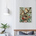 thumbnail image 4 of Nawypu  Birds Pictures Wall Decor Spring Hummingbird Canvas Wall Art Framed Farmhouse Bird Botanical Art Prints Bird Nest Eggs Poster Birds Themed Vintage Framed Art for Bedroom Living Room, 4 of 5