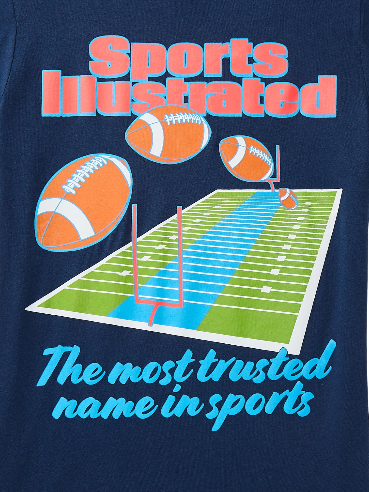 Sports Illustrated Boys' & Big Boys' Graphic Tee with Short Sleeves, Sizes 4-18
