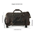 thumbnail image 2 of Leather Retro Portable Travel Bag For Men, 2 of 2