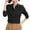 Black, variant on Shirt Style Top for Women Fashion Loose Long Sleeve Solid Color Button Knit Cardigan with Notched Lapel Black,S