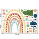 thumbnail image 5 of Un conjunto de pegatinas de pared de arco iris, árboles, flores, decoración de pared f, 5 of 5
