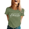 thumbnail image 3 of ibiyuan 250 Anniversary Usa Shirt Women T Shirts Short Sleeve Crew Neck 1776-2026 250th Birthday Funny Short Sleeve Independence Day Womens Shirts Workout Tops for Women, 3 of 5