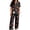 Black, variant on TGPMGRZ Women's Christmas Pajamas Set Long Sleeve Comfort Fit Matching Set
