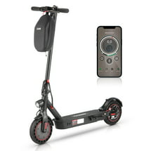 iScooter Max Electric Scooter, up to 21 MPH, 10 In. Solid Tires, 500 W Motor, 22 Miles Long-Range Battery for Adults, Foldable and Portable Commuting with Double Braking System