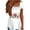 #0153-White, variant on Summer Tops for Women Lace Trim Scalloped Hem Blouses Dressy Casual Tunic Tops Trendy Short Sleeve Square Neck Shirts