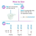 thumbnail image 5 of Easy@Home Ovulation & Pregnancy Test Strips Kit - 25 LH Ovulation Strips + 10 HCG Pregnancy Tests - Accurate Fertility Tracker (OPK) - Compatible with Premom App, 5 of 8