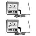 thumbnail image 1 of 2Pcs TP710 Digital Cooking Meat Thermometer, 1 of 5