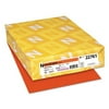 Astrobrights Card Stock, 8-1/2 x 11 Inches, Orbit Orange, Pack of 250