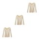 thumbnail image 5 of Minnieouse Camisa térmica Ropa interior de invierno Ropa de abrigo Tamaño compacto Lavable Top Lencería larga Superficie lisa al tacto Type1 NO1, 5 of 6