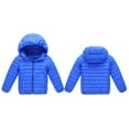thumbnail image 3 of Winter Coats for Kids with Hoods Little Girls Boys Infant Toddler Lightweight Padded Hooded Puffer Coat Warm Jackets for 2-7T, 3 of 4