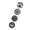 Style 1, variant on Yihuala Flower Geometry Wall Decors Plaques Meditations Wood Wall Hangings Sign Yoga Bedroom Decorations Spiritual