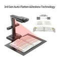 thumbnail image 2 of Book Document Scanner Portable 24MP Camera, A3 Size With Smart OCR Led Table Desk Lamp For Family Home Office ,Compatibility, 2 of 7