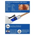 thumbnail image 3 of Hydraulic Swaging Tool Kit with Tube Cutter and Deburring Tool 7 Expander Heads Included HVAC/R Installation and Repair 3/8" to ,Wide Application, 3 of 6