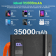 thumbnail image 4 of Power Bank 35000mah Batería Portátil Pila 66w Carga Rápida Xtellar negro, 4 of 4