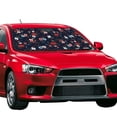 thumbnail image 2 of Kdxio Vintage Rose Print Front Windshield Sun Shade,Folding Auto Sunshade for Car Truck SUV-, 2 of 7