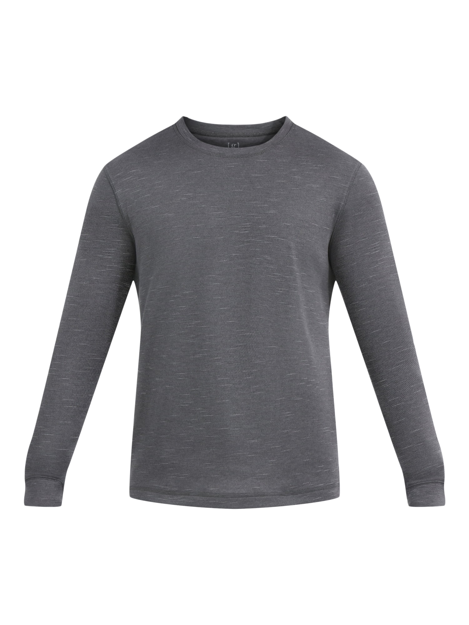 George Men's and Big Men's Slub Texture Thermal Shirt with Long Sleeves, Sizes XS-3XL
