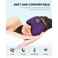 thumbnail image 2 of Auriculares para dormir con Bluetooth, máscara para dormir MUSICOZY, 2 of 7
