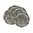 thumbnail image 4 of SILVER EMBOSSED CHARGER PLATES SET OF 4       14" D, 4 of 7