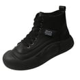 thumbnail image 4 of Abbraccia Women High Top s Casual Shoes Nonslip Boots Bootie for Trekking Autumn Hiking Female , Black 36, 4 of 9