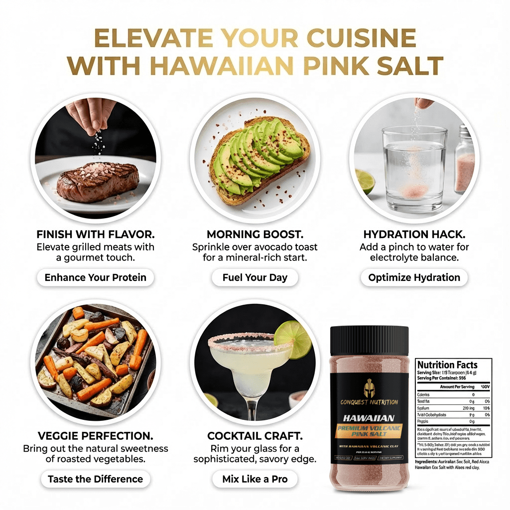 Hawaiian Premium Volcanic Pink Salt 12 oz