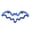 Blue, variant on YAHHU LED Neon Light Innovative Bat Shape Neon Sign Lamp for Holiday Christmas Party Decorations, 11.8 inches / 30 cm Wall Decor for Bedroom Living Room Kids Room, Battery/USB Operated, Blue