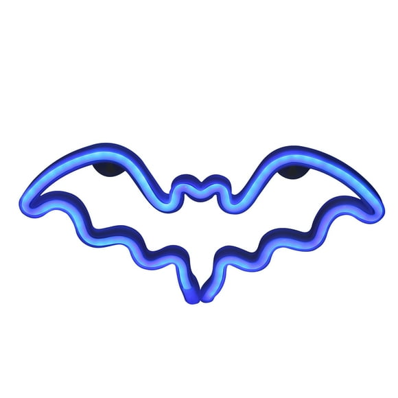 Akozon Lampe Néon, Lampe Néon en Forme de Chauve-Souris pour Fête pour Maison pour Mariage pour Demande en Mariage