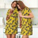 thumbnail image 4 of Disketp Summer Pineapple para Camisón Corto de Manga Corta para Mujeres, Camisón Cómodo con Escote Redondo, Bonito y Confortable, 4 of 6