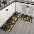 thumbnail image 5 of Night Mushrooms Kitchen Mat 2 Pcs Set Anti Fatigue Cushioned Waterproof Non Slip Comfort Standing Padded Floor Mats Rugs Farmhouse Decor, 5 of 7