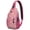 Cute Bear Slin, variant on Colorful Hippie Sling Backpack for Students, Retro Boho Crossbody Bag with Fashionable Storage for Essentials